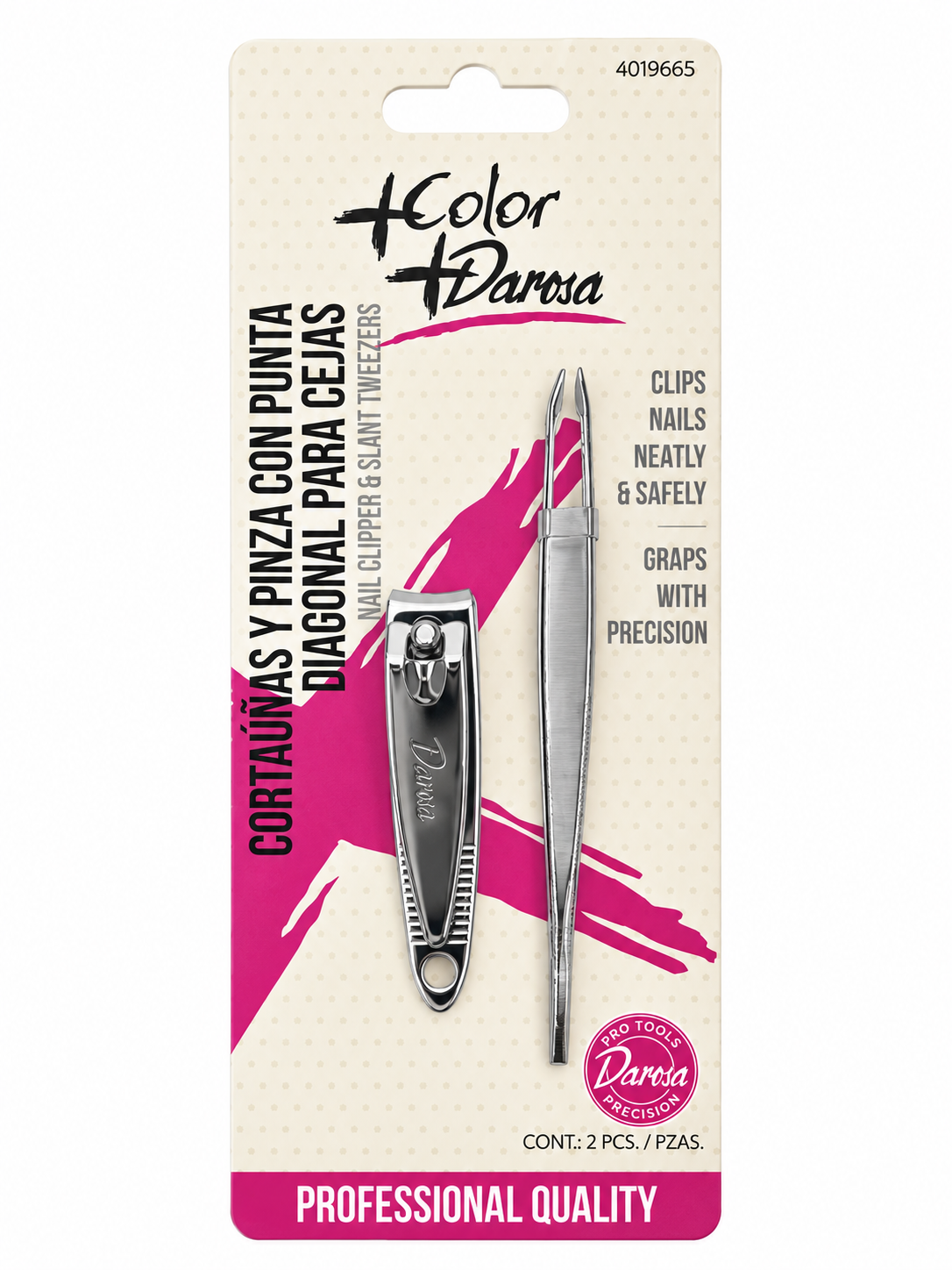 DAROSA NAIL CLIPPER & SLANT TWEEZERS