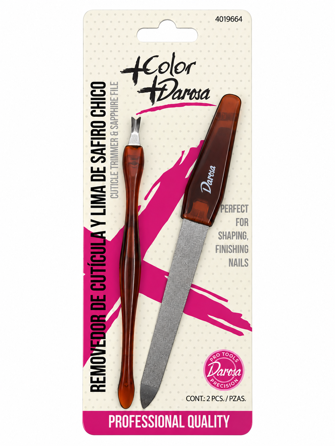 DAROSA CUTICLE TRIMMER & SAPHPHIRE FILE