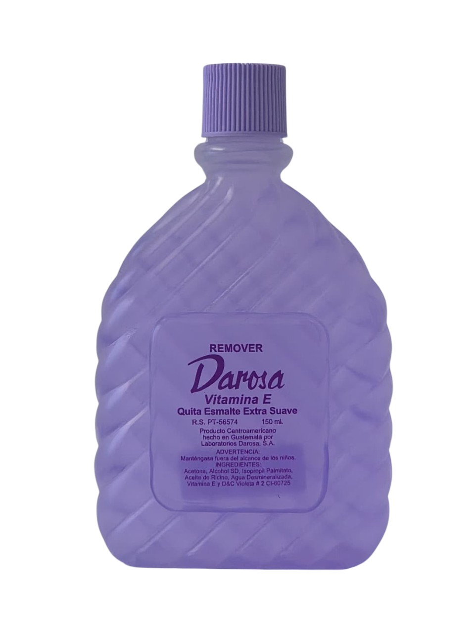 Removedor de Esmalte Darosa Vit E 5 Oz. Lila