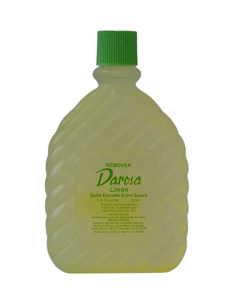 Removedor de Esmalte Darosa Limon 5 Oz. (Verde)